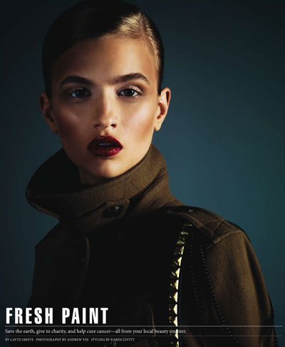 Fresh Paint by Andrew Yee for Blackbook