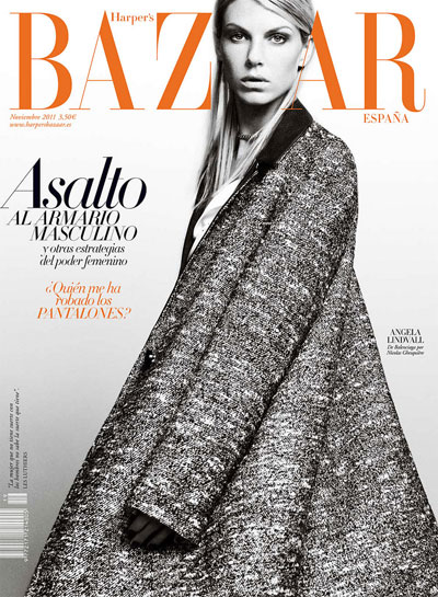 Angela Lindvall for Spanish Harper’s Bazaar