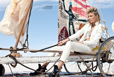 Anja Rubik for Vogue Australia