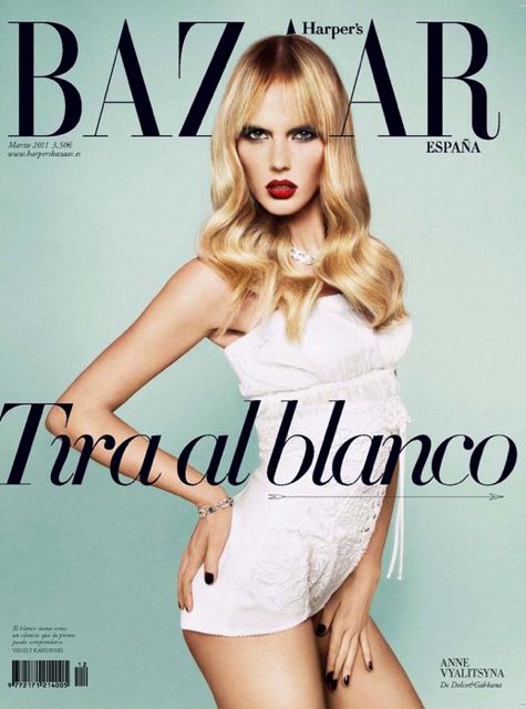Anne Vyalitsyna for Harper’s Bazaar Spain