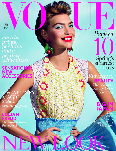 Arizona Muse for Vogue UK February 2012