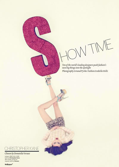 Designer Show Time in Wallpaper* January 2010