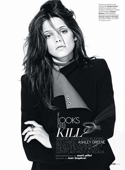 Ashley Greene by Mark Pillai for ELLE Magazine