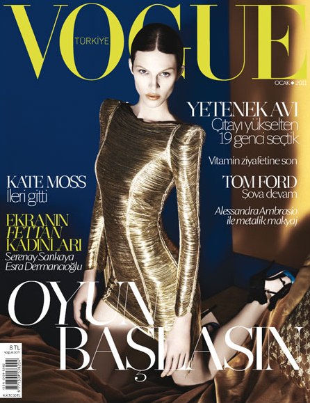Aymeline Valade by David Dunan for Vogue Turkey January 2011