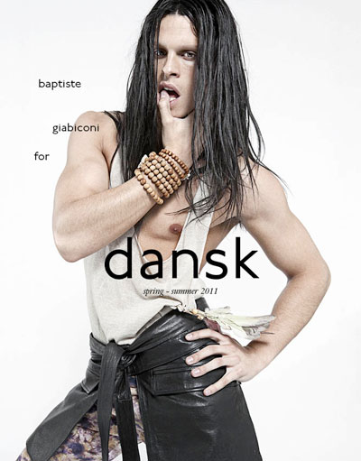 Baptiste Giabiconi by Bojana Tatarska for DANSK