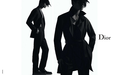 Baptiste Giabiconi by Karl Lagerfeld for Dior Homme Spring Summer 2011