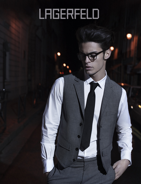 Baptiste Giabiconi for Lagerfeld Spring Summer 2011 Campaign