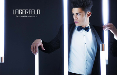 Baptiste Giabiconi for Lagerfeld Fall Winter 2011.12