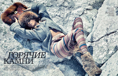 Barbara Palvin for Vogue Russia