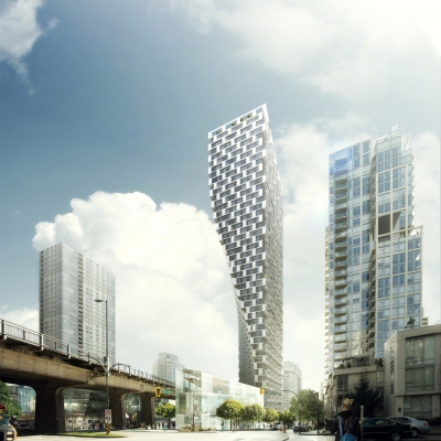 Beach + Howe Tower by BIG