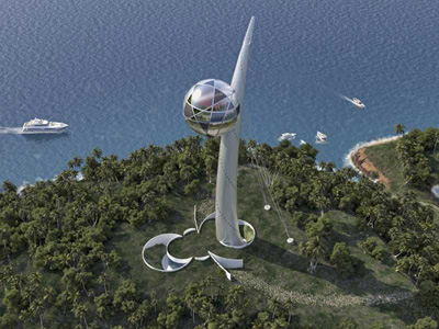 Berimbau Eco-Tower by Luis de Garrido