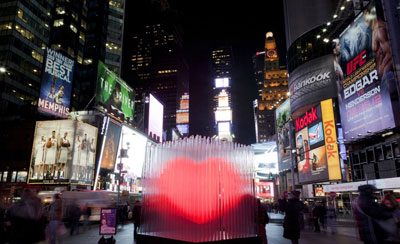 Big Heart from BIG Architects in NYC at Valentine’s