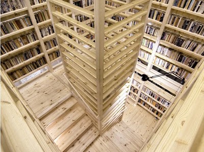 Arc Booktower by Rintala Eggertsson