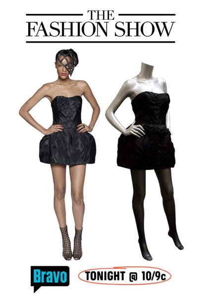 And Tonight on Bravo’s The Fashion show