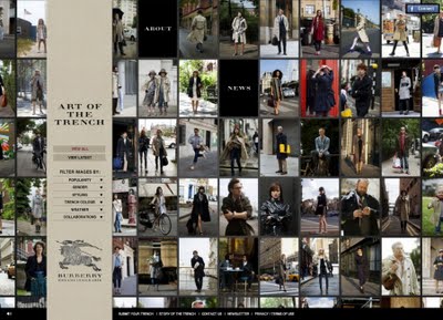 Burberry Launches artoftrentch.com
