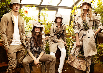 Burberry Spring Summer 2009 by Mario Testino