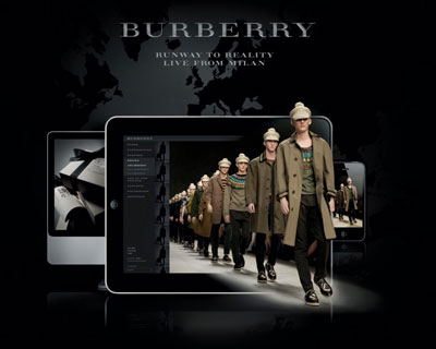 Burberry’s Runway to Reality LIVE from Milan at Design Scene