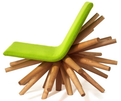 Burst Chair by Oliver Tilbury