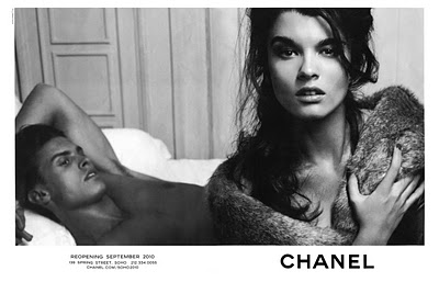 Chanel Reopening: Crystal Renn and Baptiste by Karl Lagerfeld