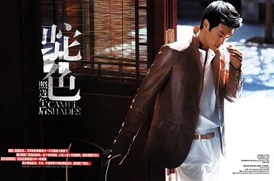 Camel Shades in Mens Vogue China