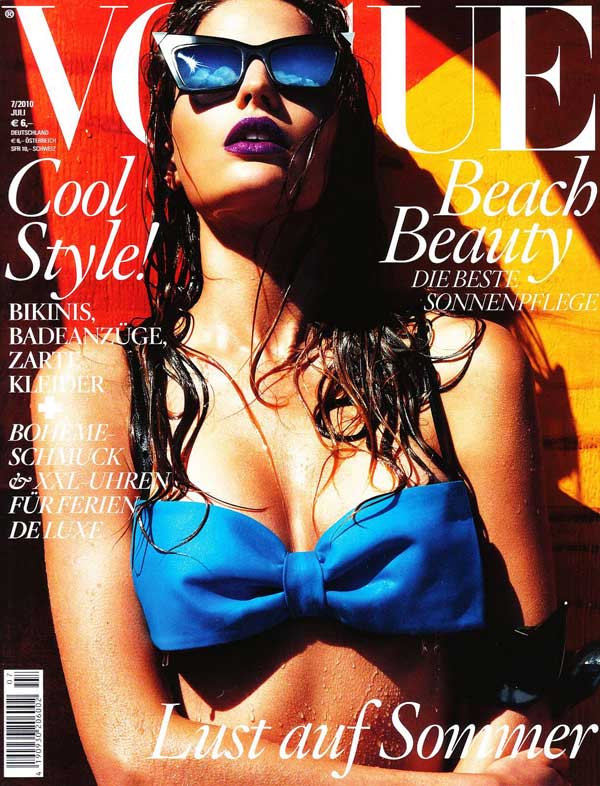 Cameron Russell by Greg Kadel for VOGUE Germany