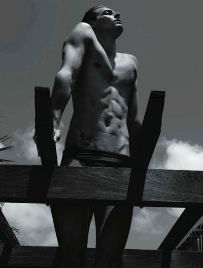 Camille Lacourt for L’Officiel Hommes by Milan Vukmirovic