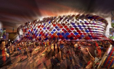 Camp Nou by Foster and Partners