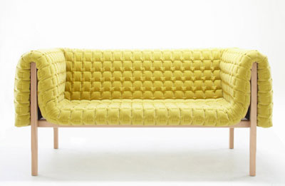 Sofa Everybody Talks About Canapé Ruché by Inga Sempé