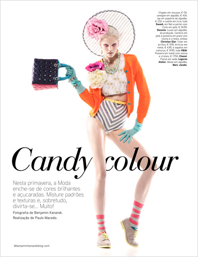 Candy Colour by Benjamin Kanarek for Vogue Portugal