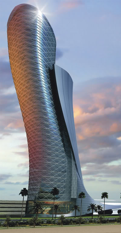 Capital Gate in Abu Dhabi by RMJM
