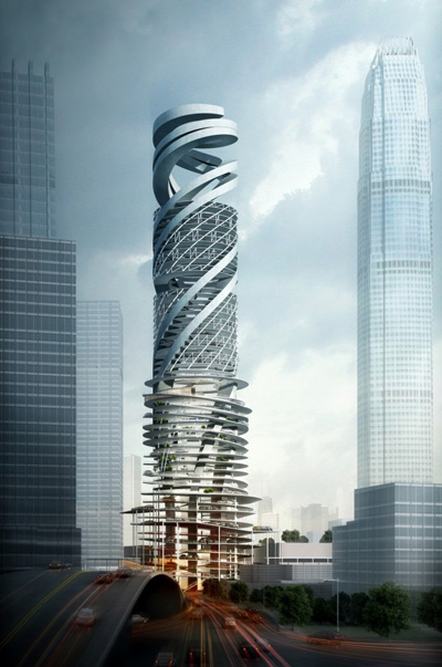 Car Park Tower by Mozhao Studio