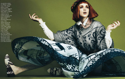 Carla Crombie for Italian Glamour