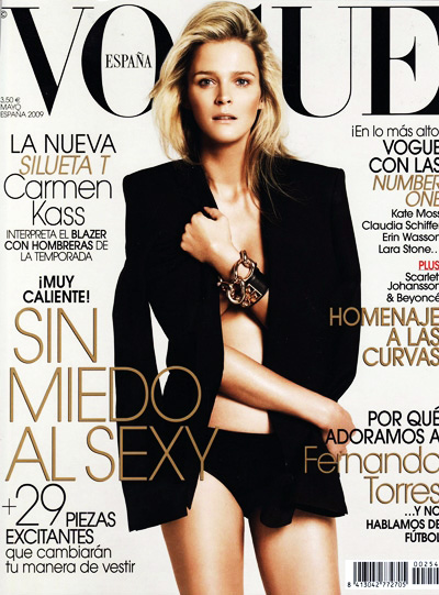 Carmen Kass Throughout the Years in Vogue