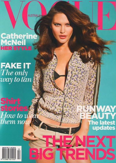 Catherine McNeil for VOGUE Australia January 2011
