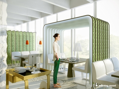 Chameleon Restaurant by Za Architects