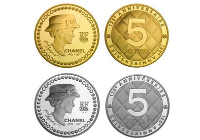 5 euro coin by Karl Lagerfeld