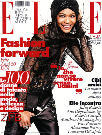 Chanel Iman by Matt Jones for Italian ELLE