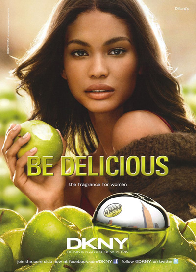 Chanel Iman for Be Delicious DKNY Fragrance Spring Summer 2011