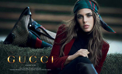 Charlotte Casiraghi for Gucci Forever Now Spring 2012
