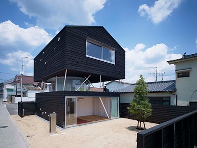 Charred Cedar House by naf