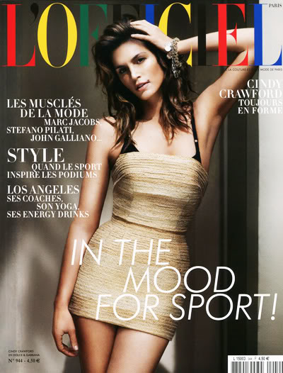 Cindy Crawford for L’Officiel Paris