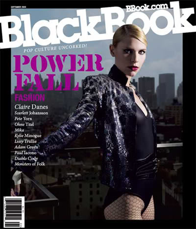 Claire Danes for BlackBook September 2009