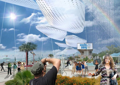 Clouds for 2014 Winter Olympics by Asadov Studio