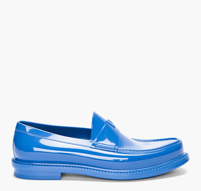 Cobalt Show Loafers by Yves Saint Laurent