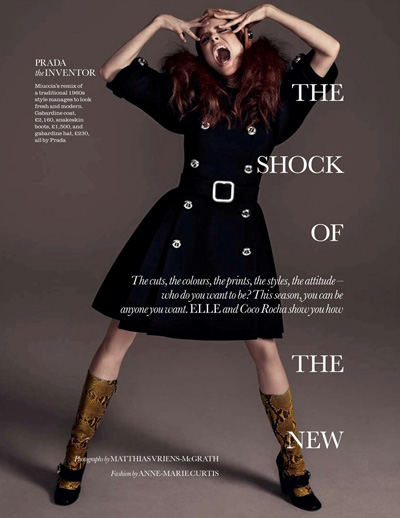 Coco Rocha for ELLE UK