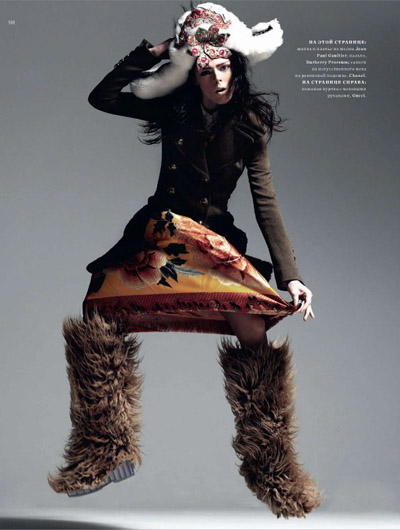 Coco Rocha by Alan Gelati for Harper’s Bazaar Russia