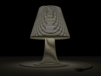 Coil Lamp by Craighton Berman