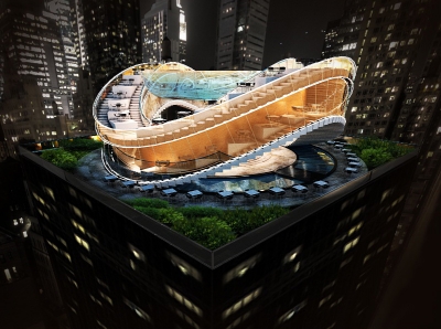 Connecting Rooftop by Evgeni Leonov Architects