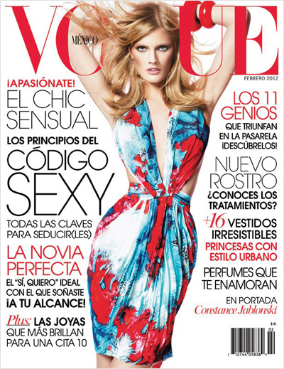 Constance Jablonski for Vogue Mexico February 2012