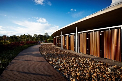 Cooroy Library and Digital Hub by Brewster Hjorth Architects